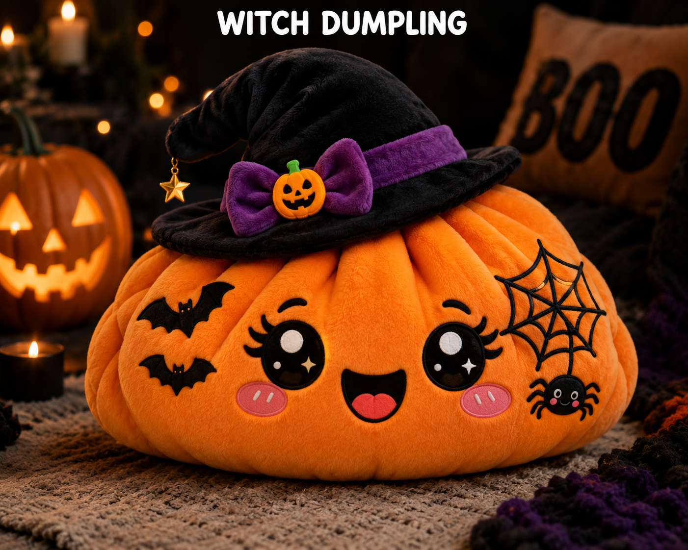 Witch dumpling pillow
