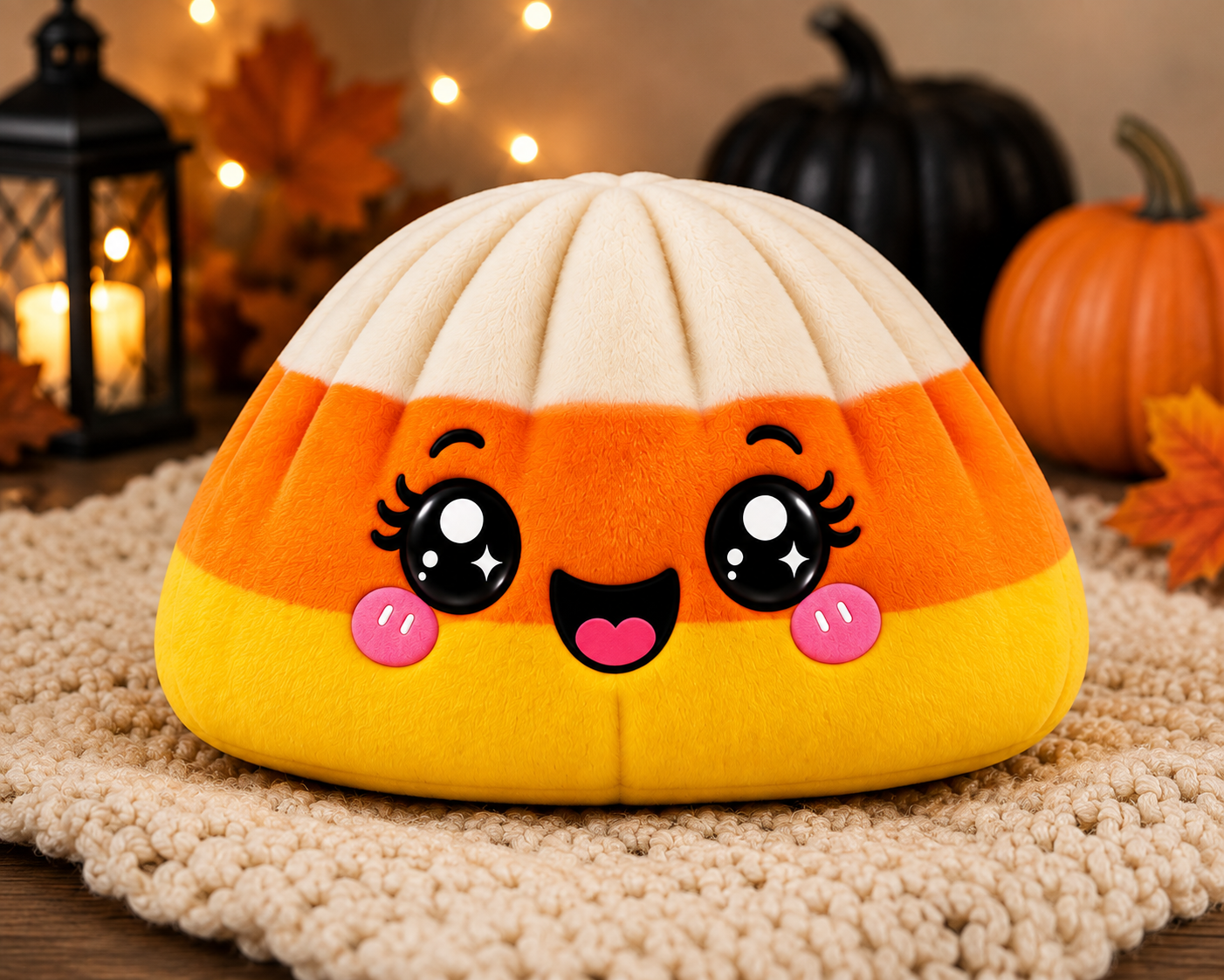 Cute Candy Corn Shaped Pillow