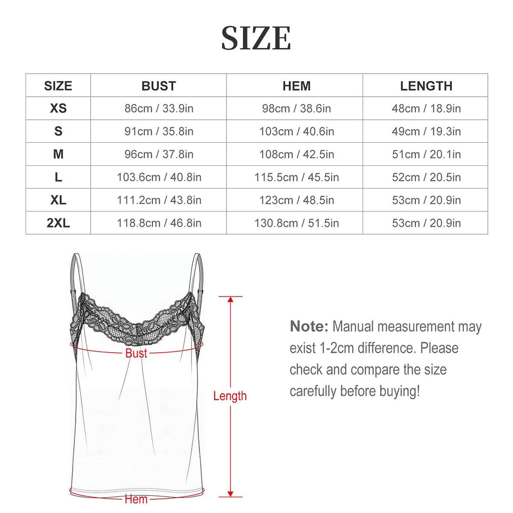 Women Cami Lace Pajama Set