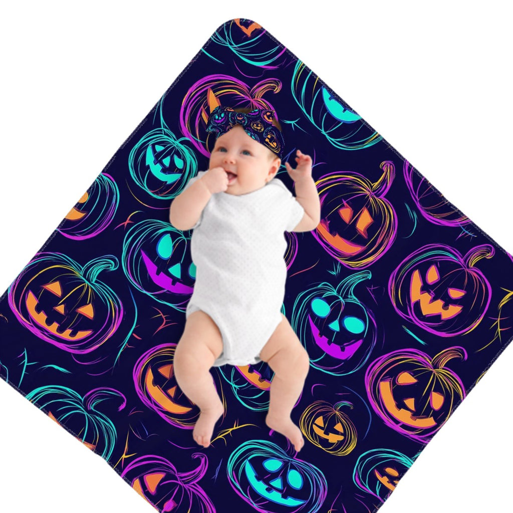 Baby Headbands  Swaddle Blanket Set